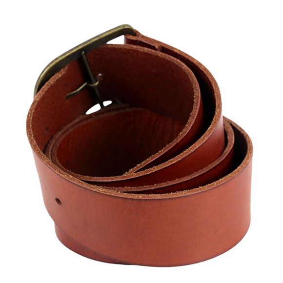 Chico's BROWN GENUINE LEATHER 1 7/8"Wd CASUAL DRESS WOMEN'S BELT Sz S (R62 - Picture 3 of 14